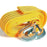 4m 3 Tons Nylon Car Traction Tow Cable for Truck Trailer Winch Towing Pull Rope Strap with Hooks - 2