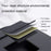 Multifunction Car Back Seat Organizer Bag Automotive Seat Back Organizer for Bottle, Snack, Napkin, Book, Size: L - Black - 5