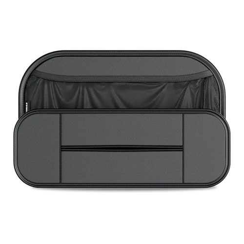 Backseat Car Organizer PU Leather Car Seat Back Storage Holder for Smartphone, Bottle, Cup Universal Car Accessories - 1
