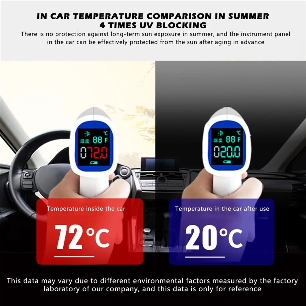 1026 190T Silver Coated Cloth Car Cover Reflective UV Protection Waterproof Car Hood - S - 7