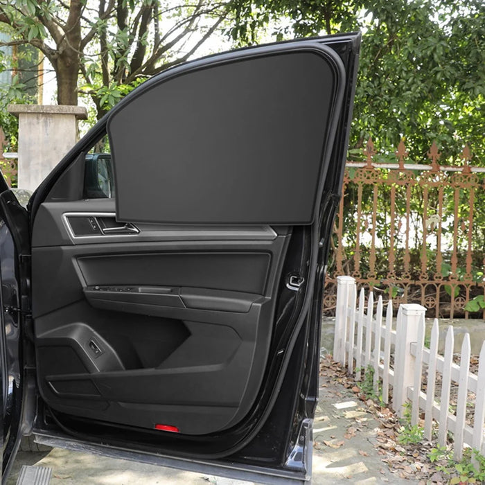 Co-Driver Side Window UV Protection Car Front Window Sunshade Polyester Magnetic Car Side Window Block Shield (Co-Driver Side, 62x48x33cm) - 3
