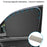 Co-Driver Side Window UV Protection Car Front Window Sunshade Polyester Magnetic Car Side Window Block Shield (Co-Driver Side, 62x48x33cm) - 4