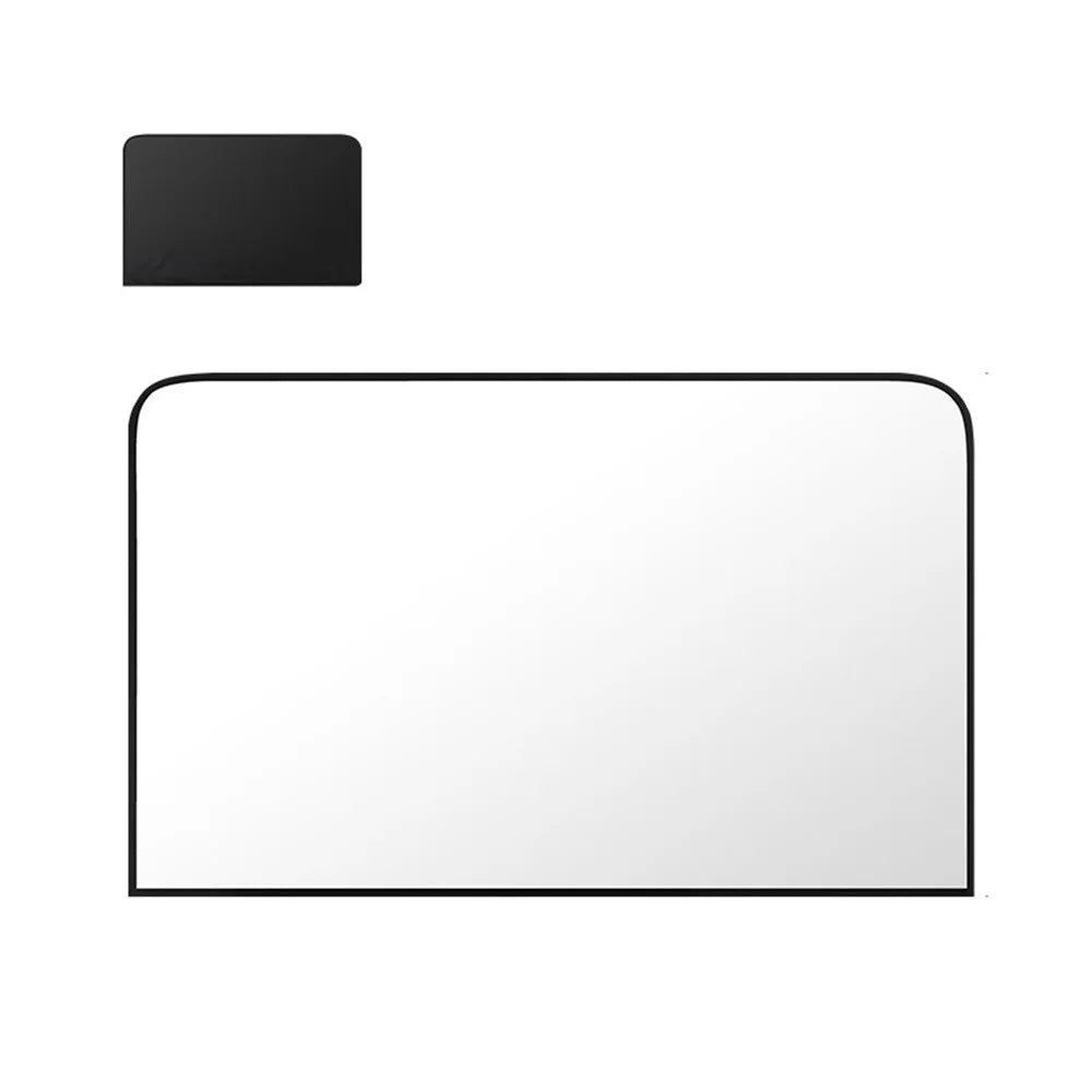 Magnetic Car Sunshade Titanium Silver Cloth Rear Side Window Sun Shade UV Protection Window Curtain, 80x50cm - 2