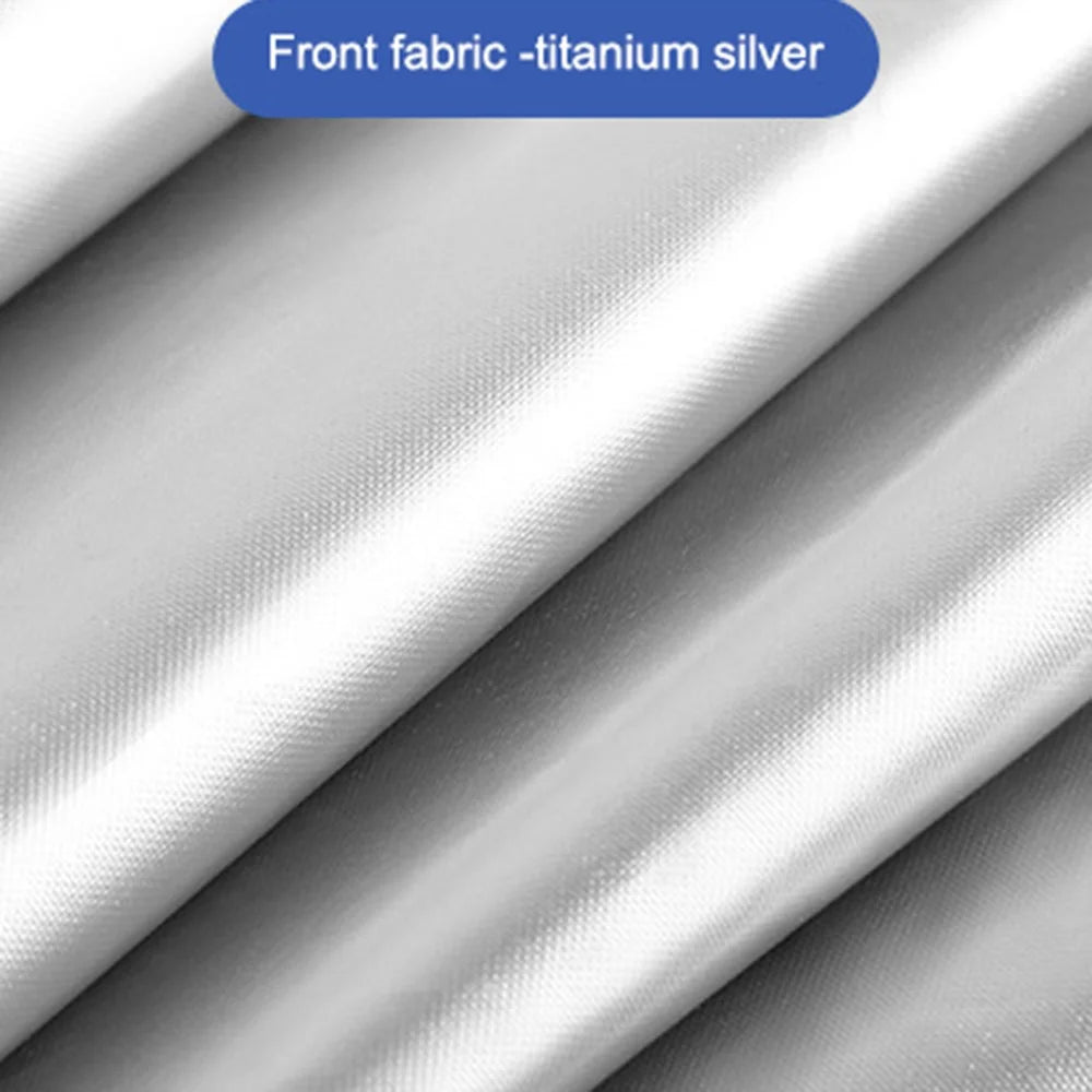 Magnetic Car Sunshade Titanium Silver Cloth Rear Side Window Sun Shade UV Protection Window Curtain, 80x50cm - 6