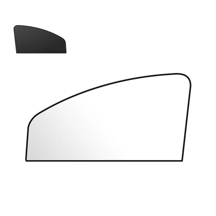 Titanium Silver Cloth Magnetic Car Sunshade UV Protection Front Side Window Sun Shade (Driver Side, 80x50x20cm) - 2