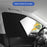 Titanium Silver Cloth Magnetic Car Sunshade UV Protection Front Side Window Sun Shade (Driver Side, 80x50x20cm) - 3
