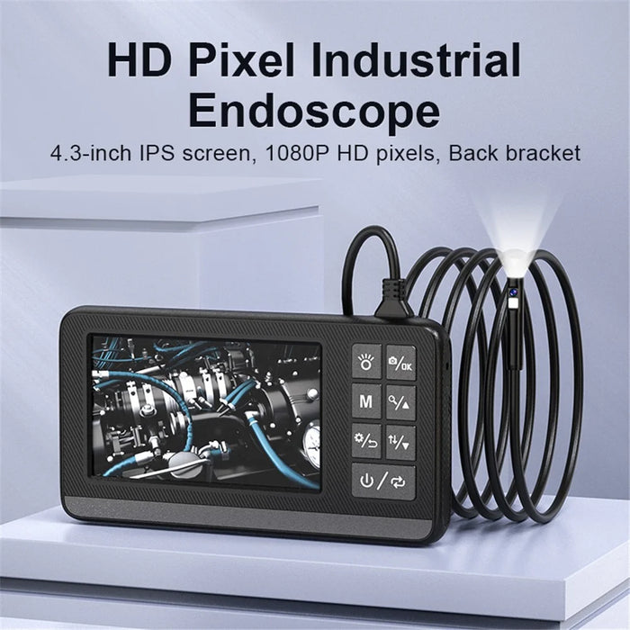 INSKAM P005 10m Wire Endoscope Dual Lens Industrial Inspection 4.3'' Display Screen Camera Borescope - 2