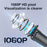 INSKAM P005 10m Wire Endoscope Dual Lens Industrial Inspection 4.3'' Display Screen Camera Borescope - 4
