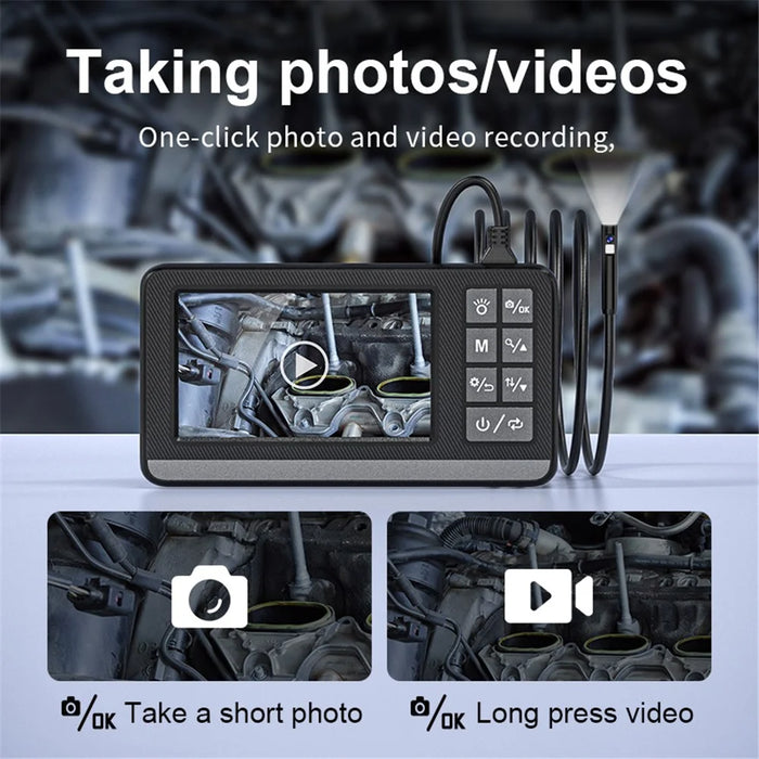 INSKAM P005 5m Wire Industrial Inspection Camera Endoscope Borescope with 4.3'' Display Screen and Dual Lens - 3