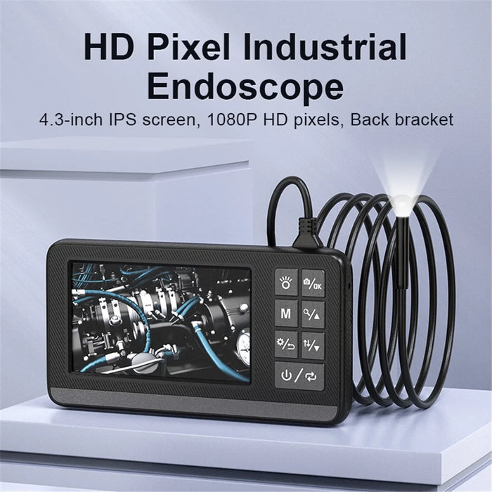 INSKAM P005 5m Wire 4.3'' Display Screen Endoscope Single Camera Lens Industrial Inspection Borescope - 2