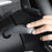 TSL62 2PCS For Tesla Model 3 / Y Silicone Car Shift Knob Cover Automobile Shift Protector Sleeve (English Version) - Black - 6