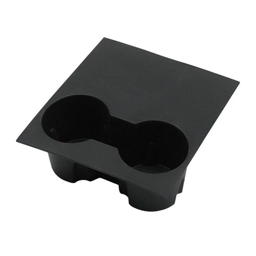 M10739 For Tesla Model 3 / Y Integrated Silicone Car Armrest Anti-slip Mat Cup Drinks Holder Tray Center Console Organizer - Black - 1