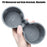 M30826 For Tesla Model 3 / Y Car TPE Center Console Organizer Drinks Cup Holder Tray Armrest Organizer - Grey - 5