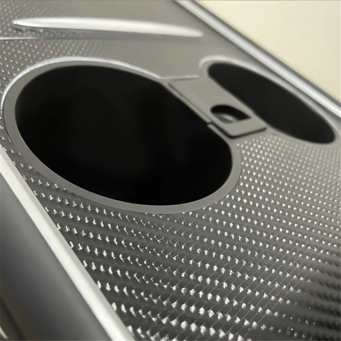 M30107 For Tesla Model 3 / Y TPE+ABS Ashtray Design Car Center Console Organizer Drinks Cup Holder Tray - 5