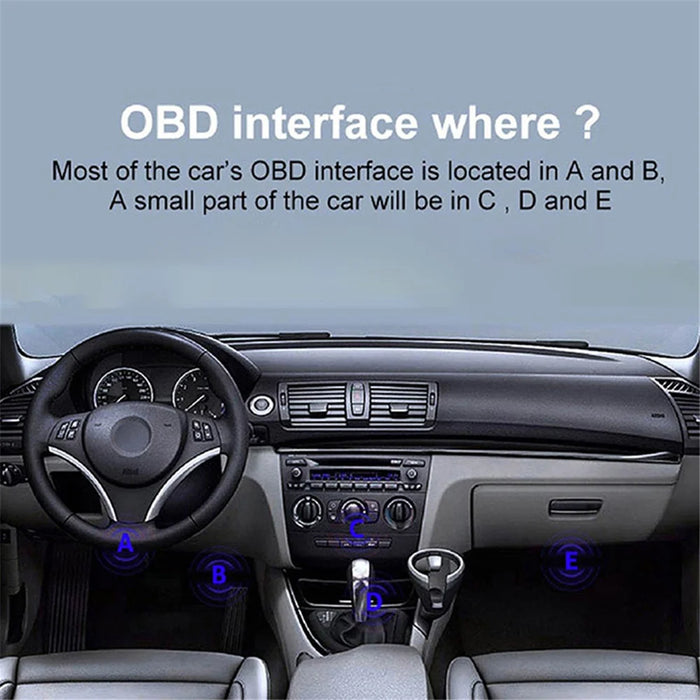 KONNWEI KW902 Bluetooth-compatible 4.0 5.0 ELM327 OBD2 IOS / Android Dual-Mode Car Fault Detector Diagnosis Device - Black - 5