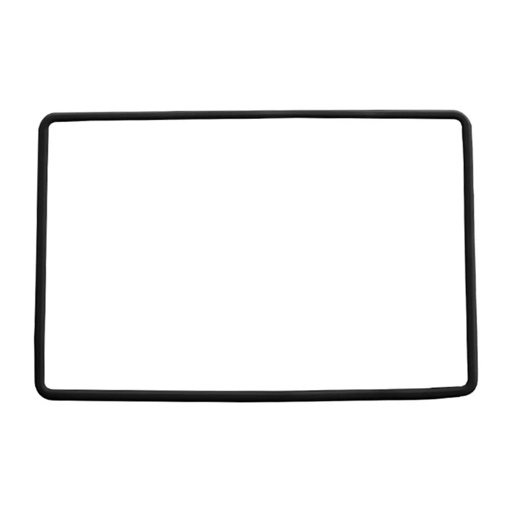 For Tesla Model Y / 3 Screen Silicone Case Car Display Screen Frame Protective Cover - Black - 1