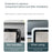 For Tesla Model Y / 3 Screen Silicone Case Car Display Screen Frame Protective Cover - Black - 7