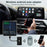 THT-020-2+ Android Auto Wireless CarPlay Adapter Android Auto Wired to Wireless Converter Support USB and Type-C Port - Black - 3