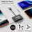 THT-020-3+ Wireless Android Auto Adapter Plug and Play Wired to Wireless Android Auto Dongle Compatible with Android 6.0+ - Black - 7