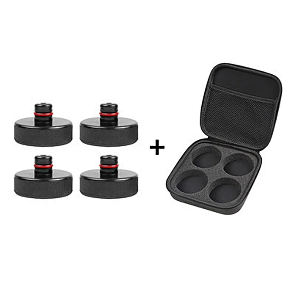 M30922 4Pcs For Tesla Model 3 / X / S / Y Car Rubber Lifting Jack Pad Adapter Tool Chassis with Storage Bag - 1