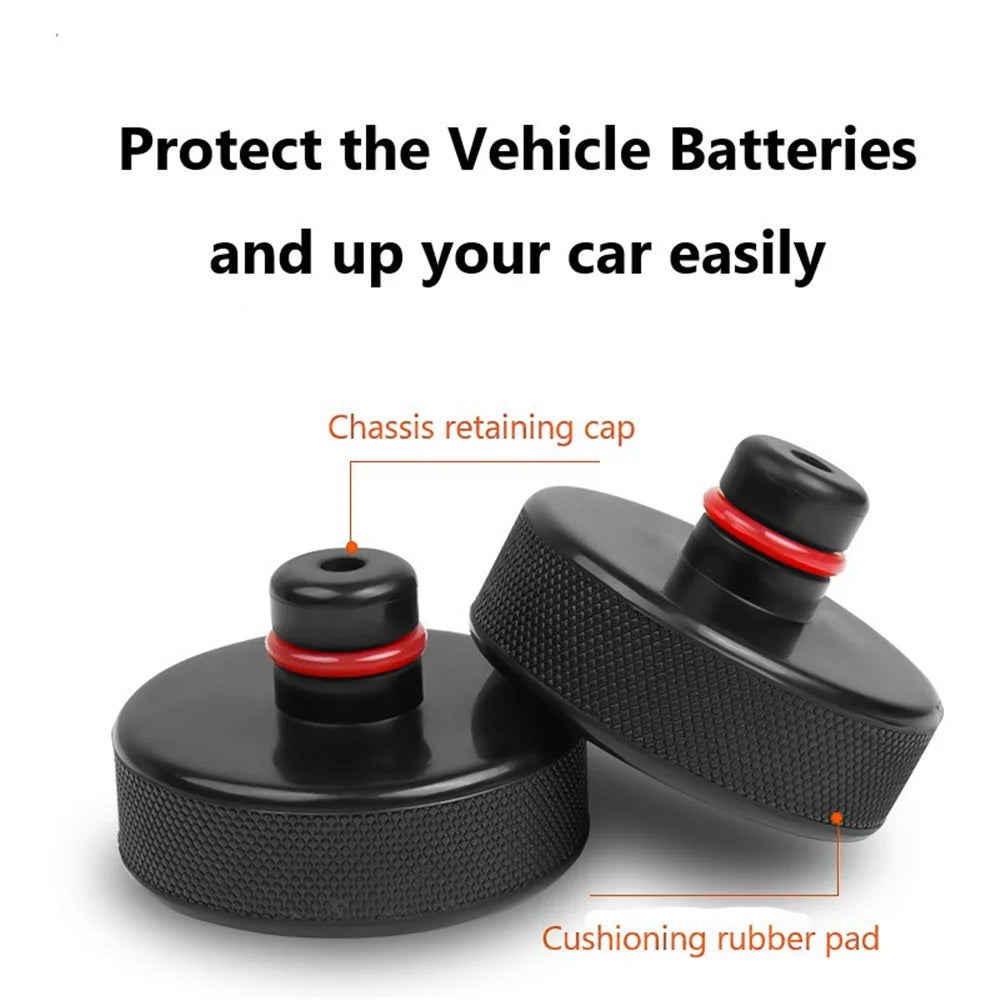 M30922 4Pcs For Tesla Model 3 / X / S / Y Car Rubber Lifting Jack Pad Adapter Tool Chassis with Storage Bag - 4
