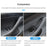 M30810 11Pcs Car Sticker Set Resin Button Repair Kit Window Switch, Door Lock Stickers for Tesla Model Y / 3 - 4