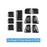 M30810 11Pcs Car Sticker Set Resin Button Repair Kit Window Switch, Door Lock Stickers for Tesla Model Y / 3 - 7