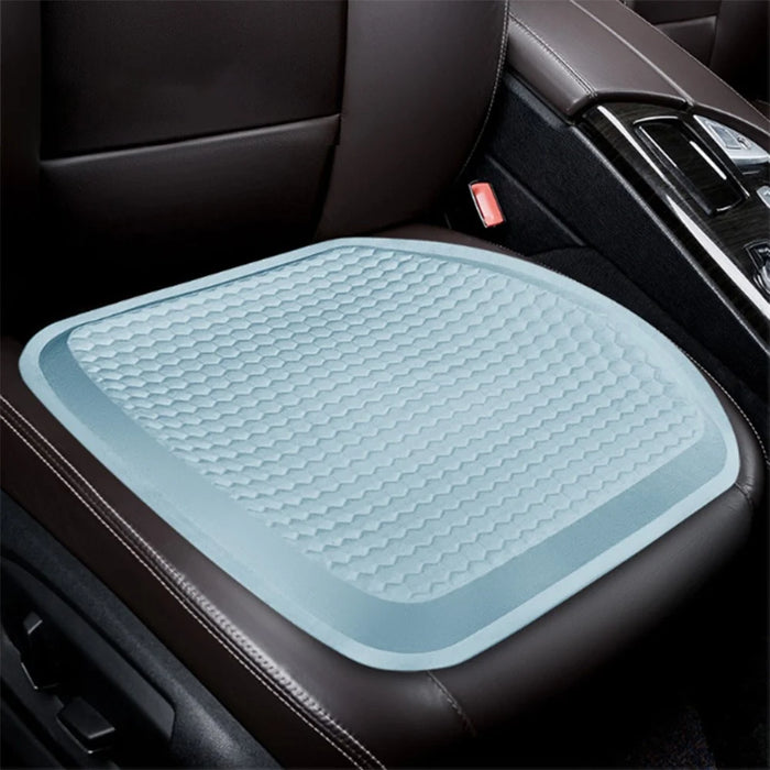 Car Cooling Seat Pad Pressure Relief Breathable Gel Seat Cushion for Home Office Chair - Blue - 2