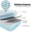 Car Cooling Seat Pad Pressure Relief Breathable Gel Seat Cushion for Home Office Chair - Blue - 4