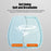 Car Cooling Seat Pad Pressure Relief Breathable Gel Seat Cushion for Home Office Chair - Blue - 6