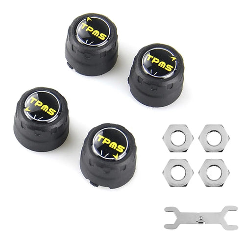 V101B 4PCS Bluetooth-compatible 5.0 Car Tire Pressure Monitoring Sensors Monitors Tools Alarm Modes Real-Time Display APP Controlled (External Installation) - 1