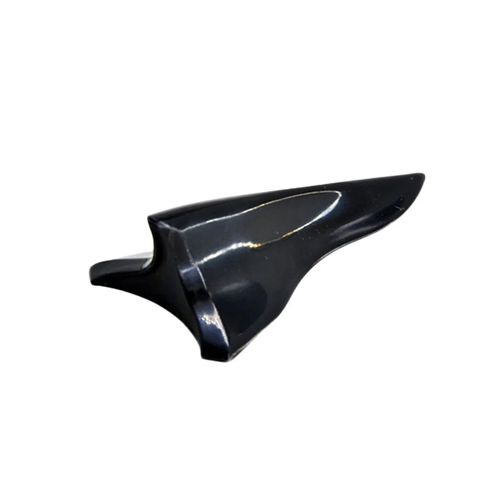 YT-1026 10Pcs / Set Auto Car Roof Shark Fins Vehicle Tail Wings Cover Trim Exterior Decoration Sticker - Black - 5