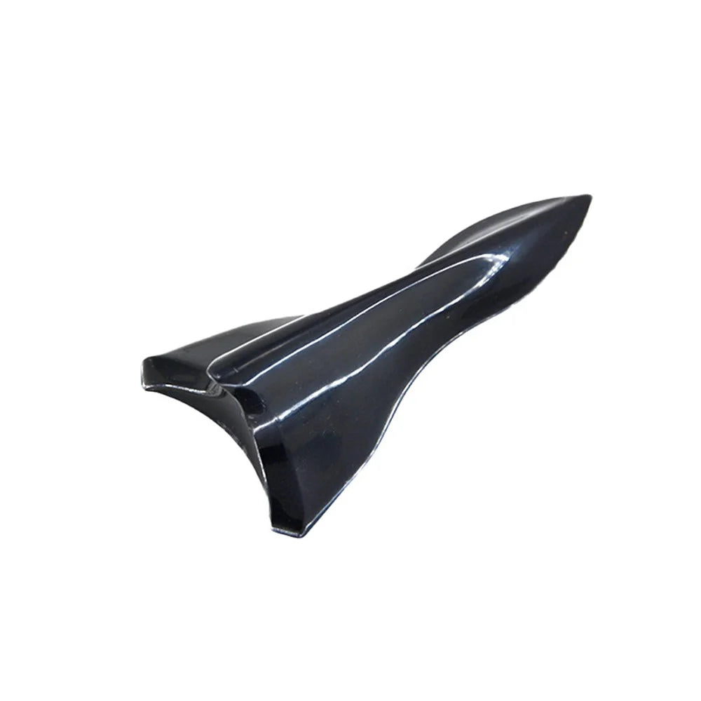 YT-1026 10Pcs / Set Auto Car Roof Shark Fins Vehicle Tail Wings Cover Trim Exterior Decoration Sticker - Black - 6