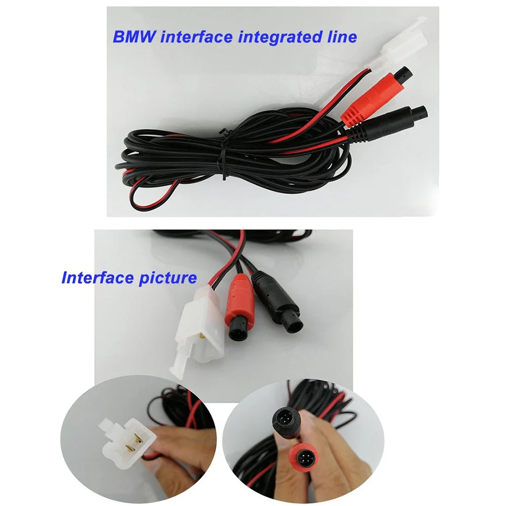 RH-303 4.3-inch TFT LCD Video Display Monitor with Mini Rear View Camera Parking and Reverse System Kit - 4
