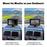 RH-305 4.3-inch LCD Video Display Monitor with 4-LED Light Camera Rear View Parking System Kit - 3