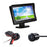 RH-304 4.3'' Display Screen Car Parking Reverse 170-Degree View Angle Round Rear Camera with Video Line - 1