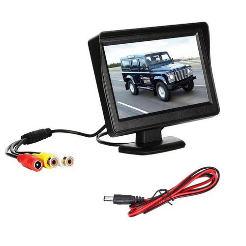 RH-301 4.3-inch Car Parking Monitor High-Definition Display Dual AV Input Vehicle Reversing Image Screen - 1