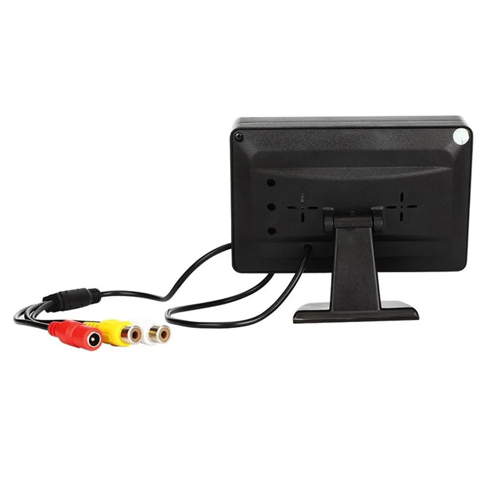 RH-301 4.3-inch Car Parking Monitor High-Definition Display Dual AV Input Vehicle Reversing Image Screen - 4