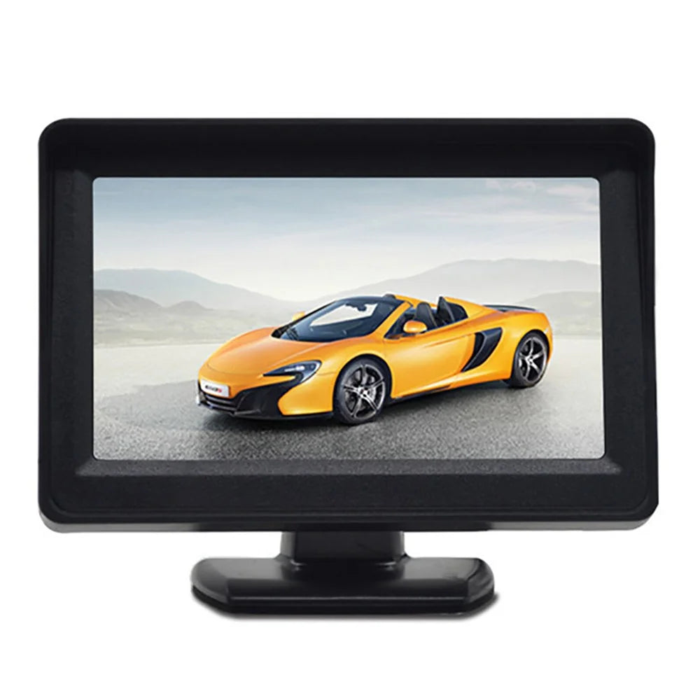 RH-301 4.3-inch Car Parking Monitor High-Definition Display Dual AV Input Vehicle Reversing Image Screen - 6