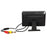 RH-308 Car Rear View Mirror Display 4.3-Inch Truck Rearview Mirror Screen with Short License Plate Camera - 4