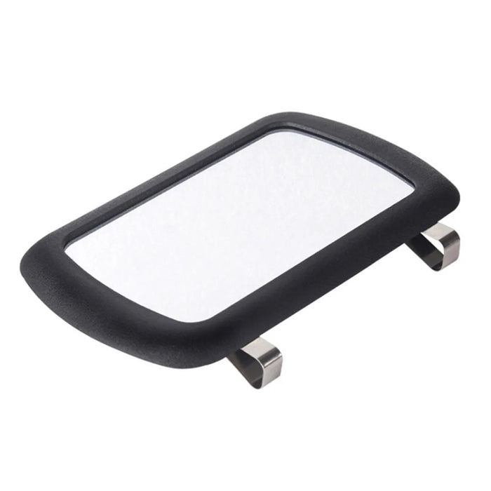 DM-071 Vehicle Sun Visor PP+Glass Makeup Mirror Car Sun Shield Plate Clip-on Ultra Clear Mirror - 1