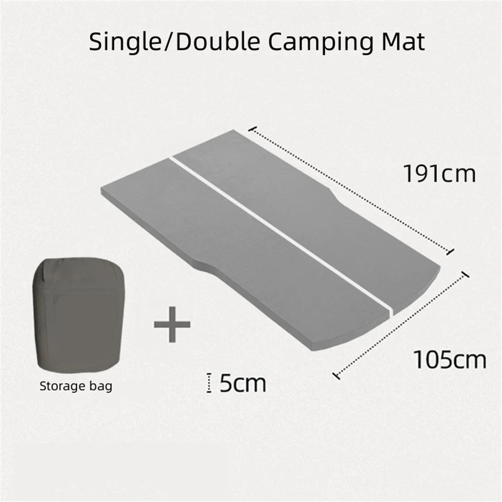 For Tesla Model Y / 3 Car Camping Mattress MDI Memory Foam Two-fold Soft Sleeping Mat with Storage Bag - 6