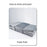 For Tesla Model Y / 3 Tri-fold Splicing Bed Camping Memory Foam Sleeping Pad Car Back Seat Mattress with Storage Bag - 4