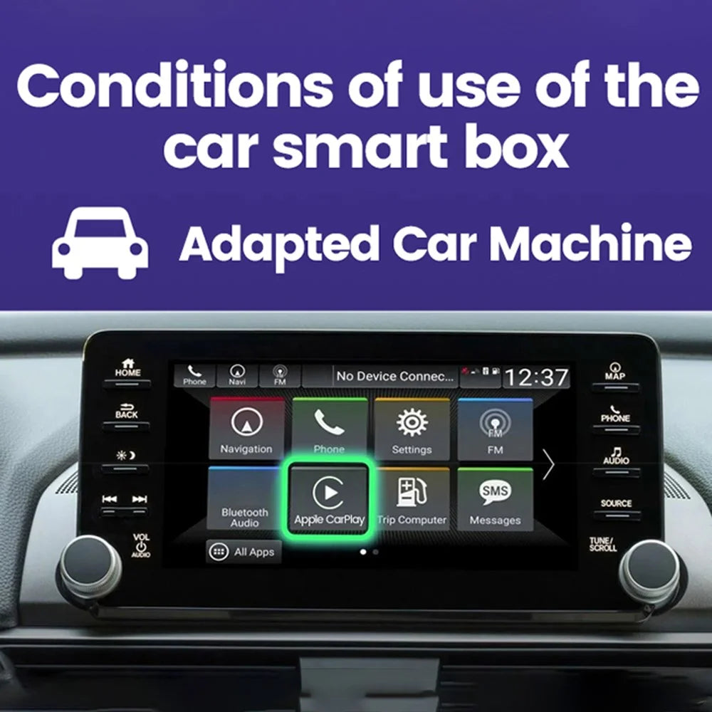 2Air 5.0 Wireless Ai Box for Carplay Android Auto Dongle Adapter 2.4G / 5.8Ghz WiFi Bluetooth-compatible Auto Connect Plug and Play - 3