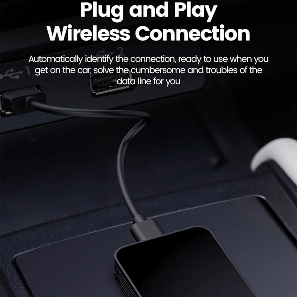 2Air 5.0 Wireless Ai Box for Carplay Android Auto Dongle Adapter 2.4G / 5.8Ghz WiFi Bluetooth-compatible Auto Connect Plug and Play - 5
