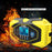 E-FAST zyx-J40 12V / 24V 7-Stage Car Motorcycle Battery Charger Lead-Acid Lithium Battery Charger - Yellow / EU Plug - 5