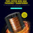 E-FAST TK500 12V / 24V 7-Stage Intelligent Battery Charger Car Truck Lead-Acid Battery Restore Charger - Orange / EU Plug - 6
