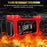 E-FAST TK-600 7-Stage Automatic Charger 12V / 24V Large Screen Car Battery Charger for Motorbikes, Trucks, etc. - Red / US Plug - 7