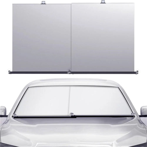 PM-1120 Summer Aluminum Alloy Car Windshield Sun Shade Umbrella Sunshade Cover UV Reflective Front Window Sun Visor - 1