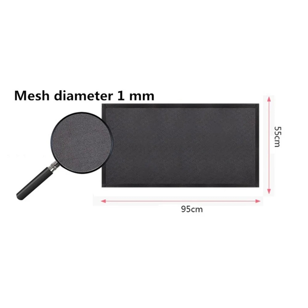 UV Protection Magnetic Car Sunroof Window Sunshade Anti Mosquito Mesh Cover Shading Net, Size S: 95*55cm - 7